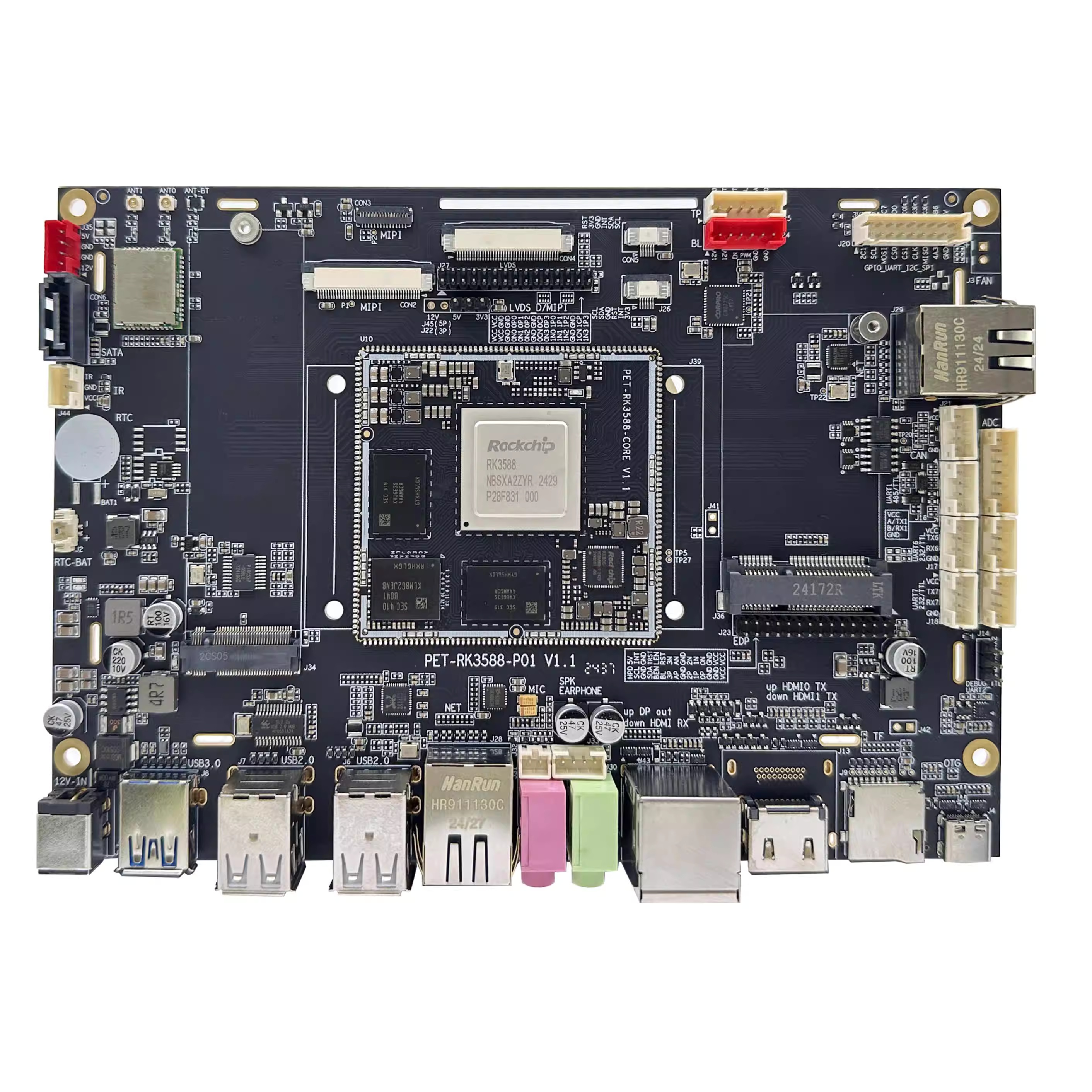 RK3588開發(fā)板邊緣計算AI安卓android/Debian/Ubuntu